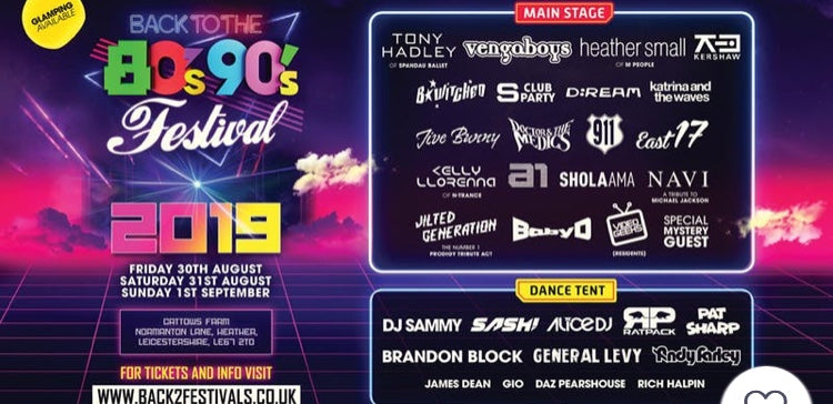 ***COMPETITION*** Win a pair of tickets to the UK’s biggest 80s / 90s festival