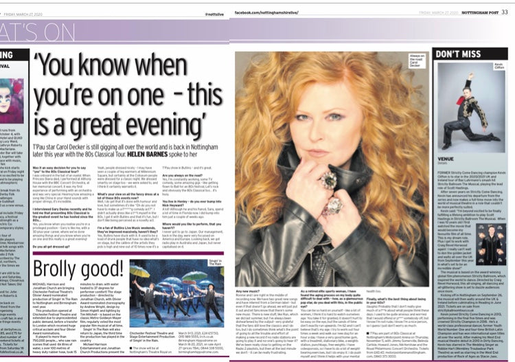 A little chat with CAROL DECKER